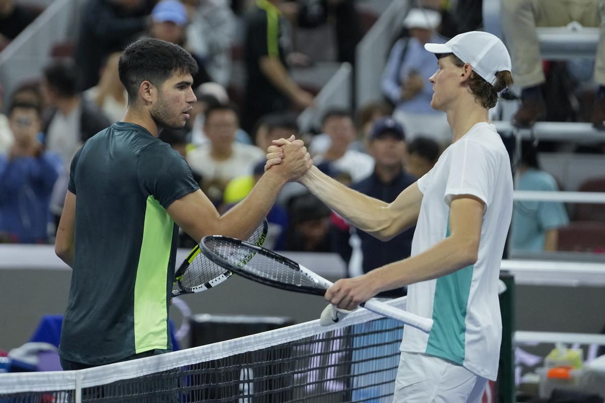China Open Tennis Sinner and Alcaraz