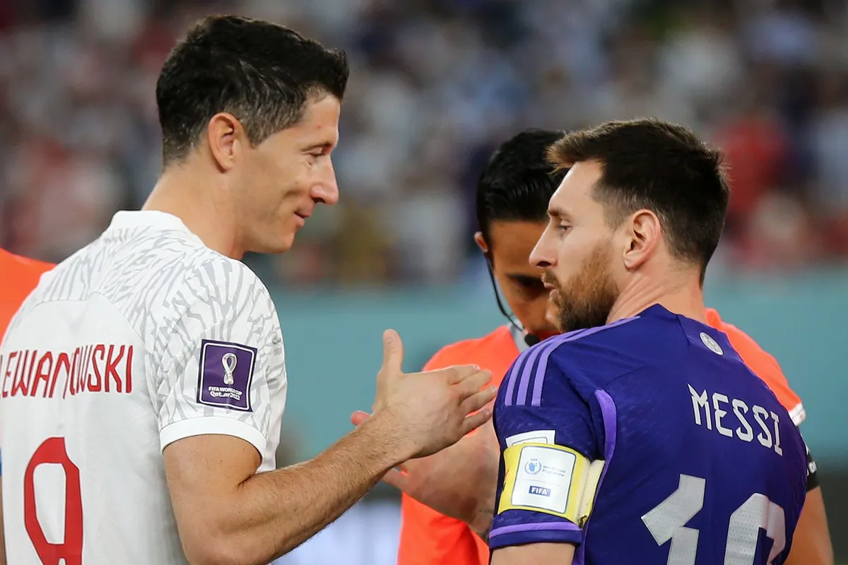 Lewandowski and Messi