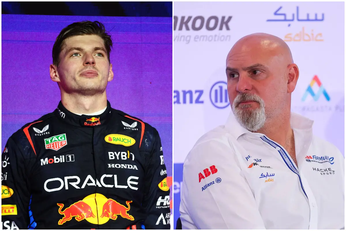 Max Verstappen and Formula E CEO