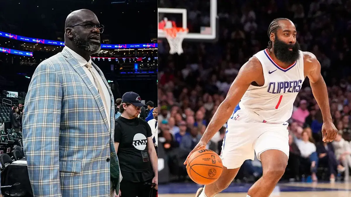 Shaquille O'Neal and James Harden